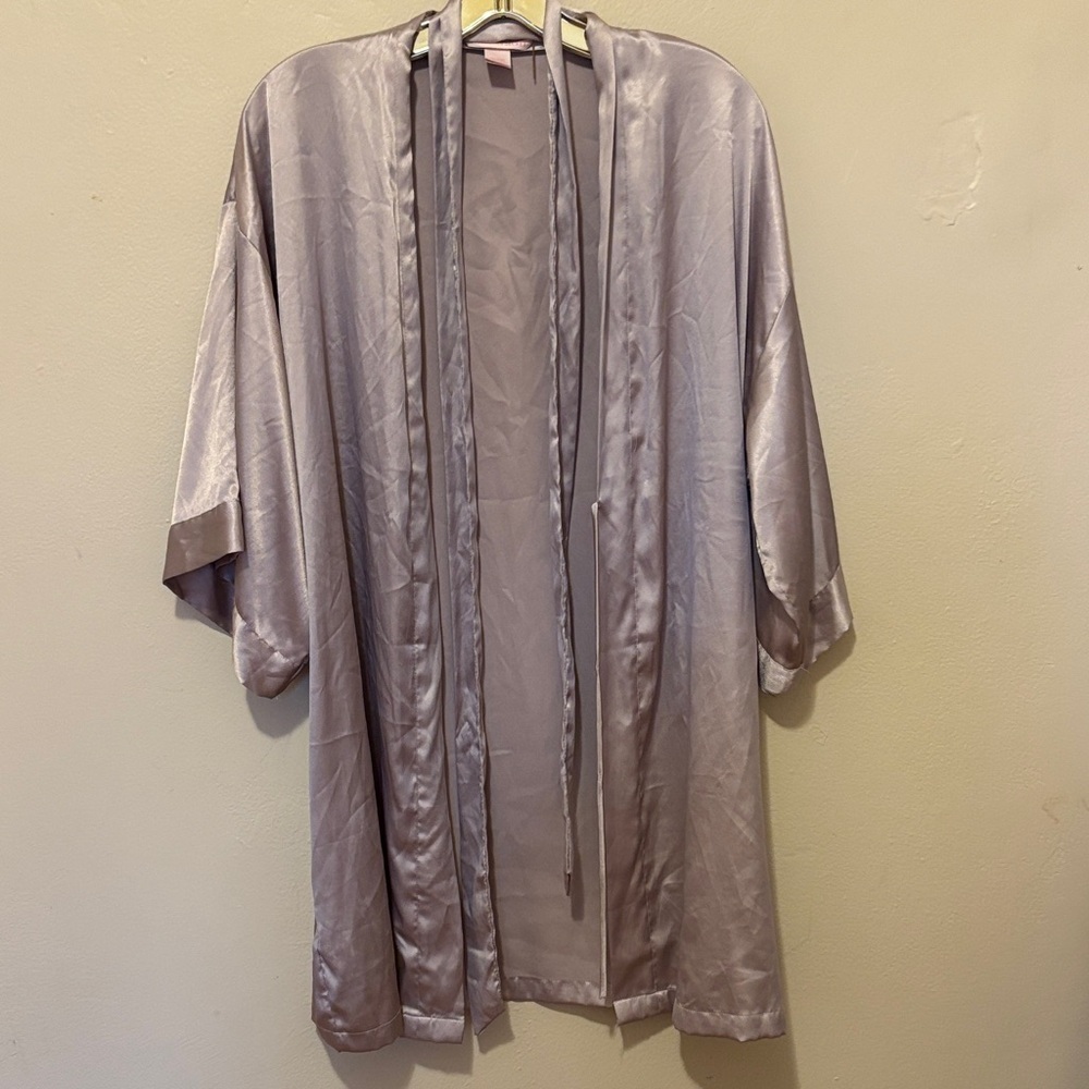 Victoria's Secret Elegant Silver Cape Jacket